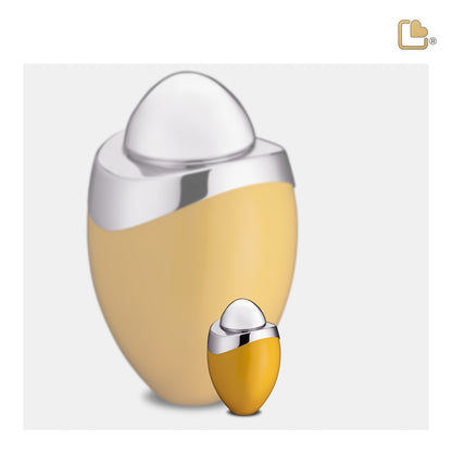 Amore™ Yellow & Polished Silver (Keepsake) - K360*