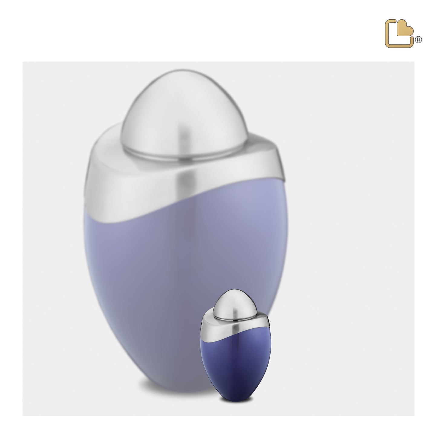 Amore™ Blue & Brushed Pewter (Keepsake) - K361*