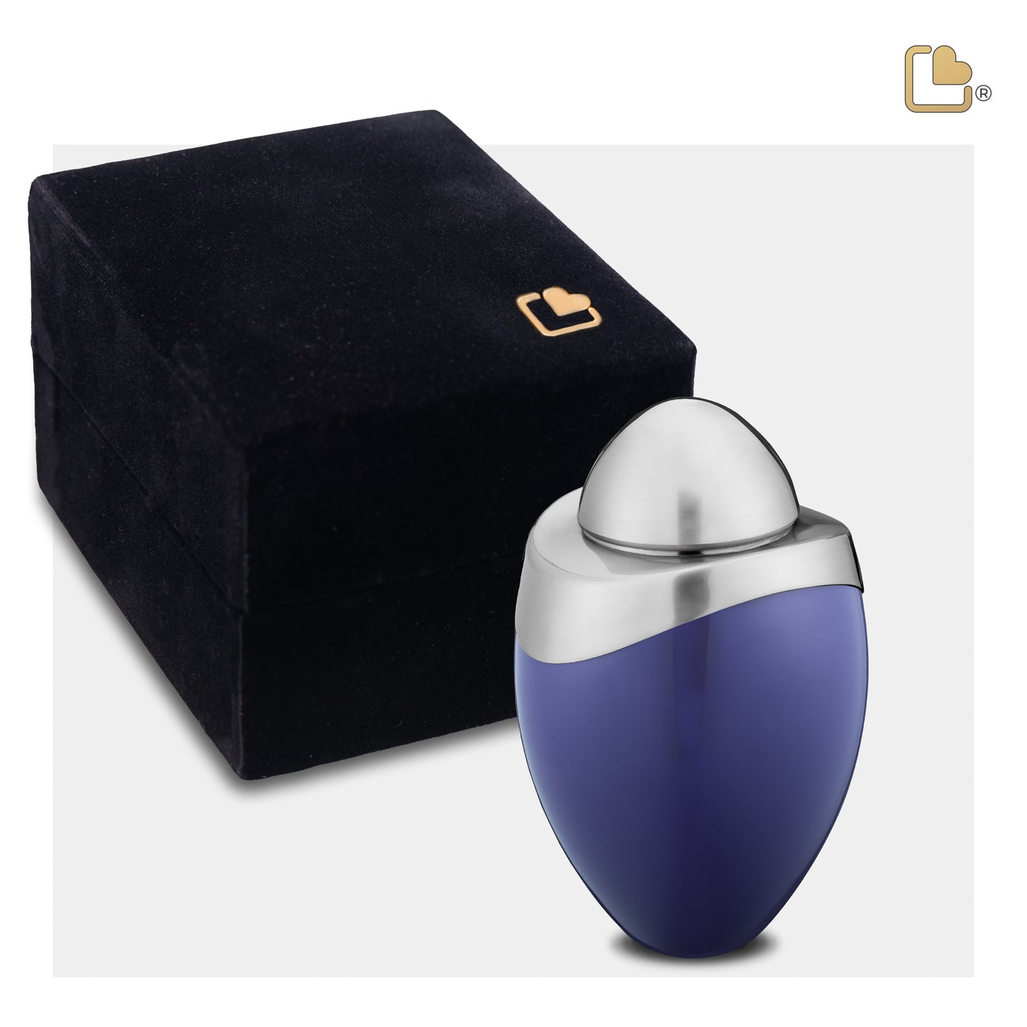 Amore™ Blue & Brushed Pewter (Keepsake) - K361*