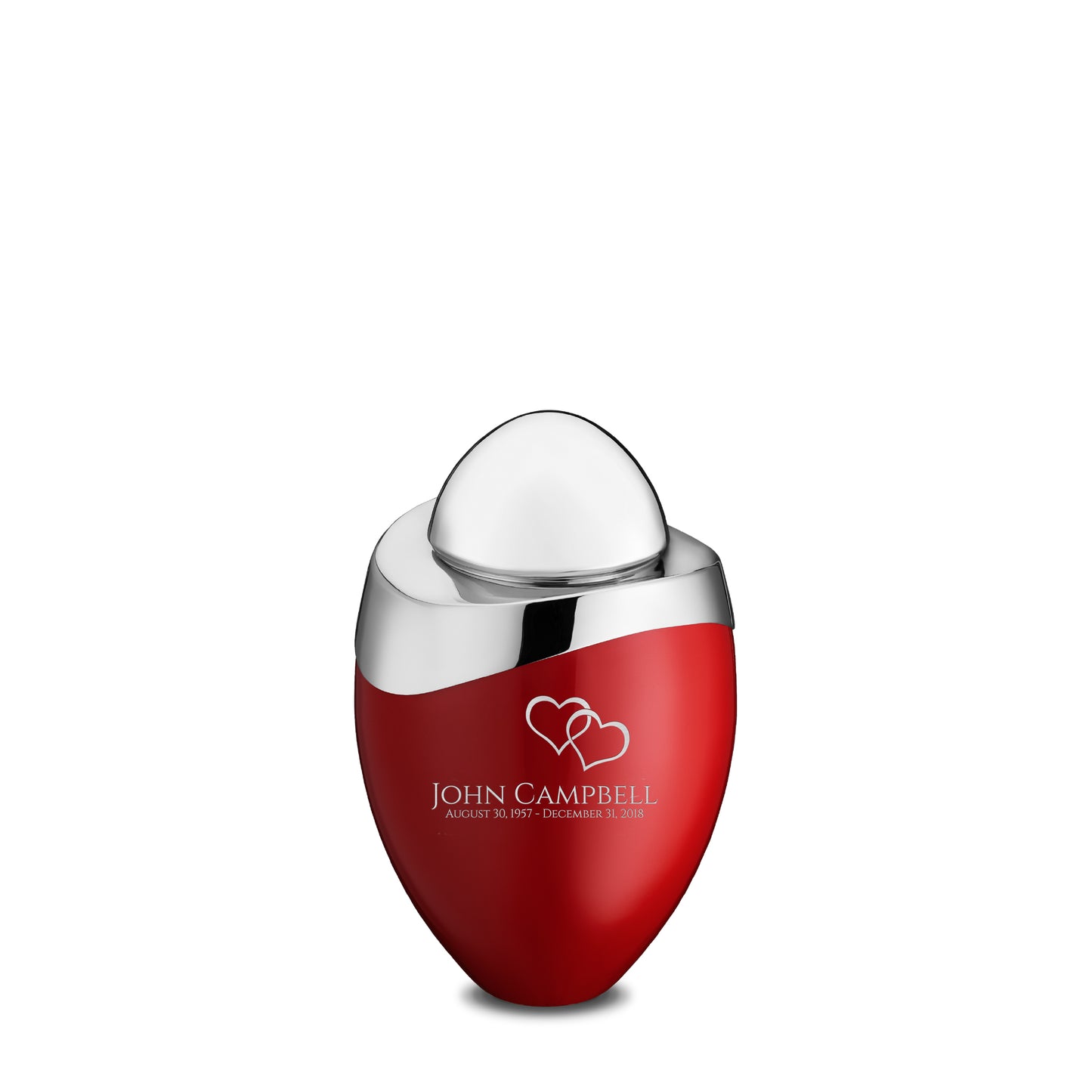 Amore™ Red & Polished Silver (Keepsake) - K363*
