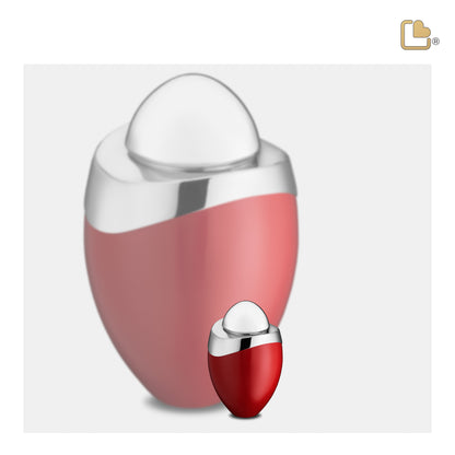 Amore™ Red & Polished Silver (Keepsake) - K363*