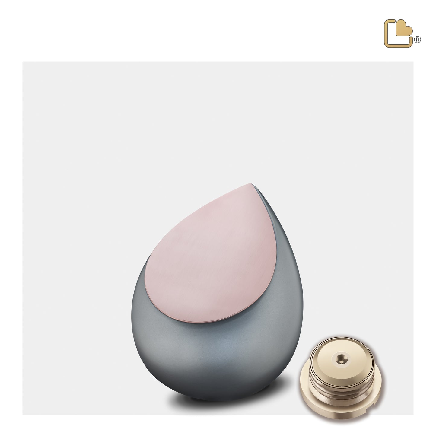 Drop™ Grey & Brushed Rose Gold (Keepsake) - K584*