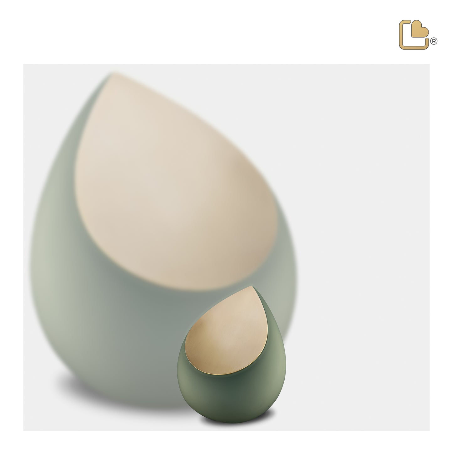 Drop™ Sage Green & Brushed Gold (Keepsake) - K585*