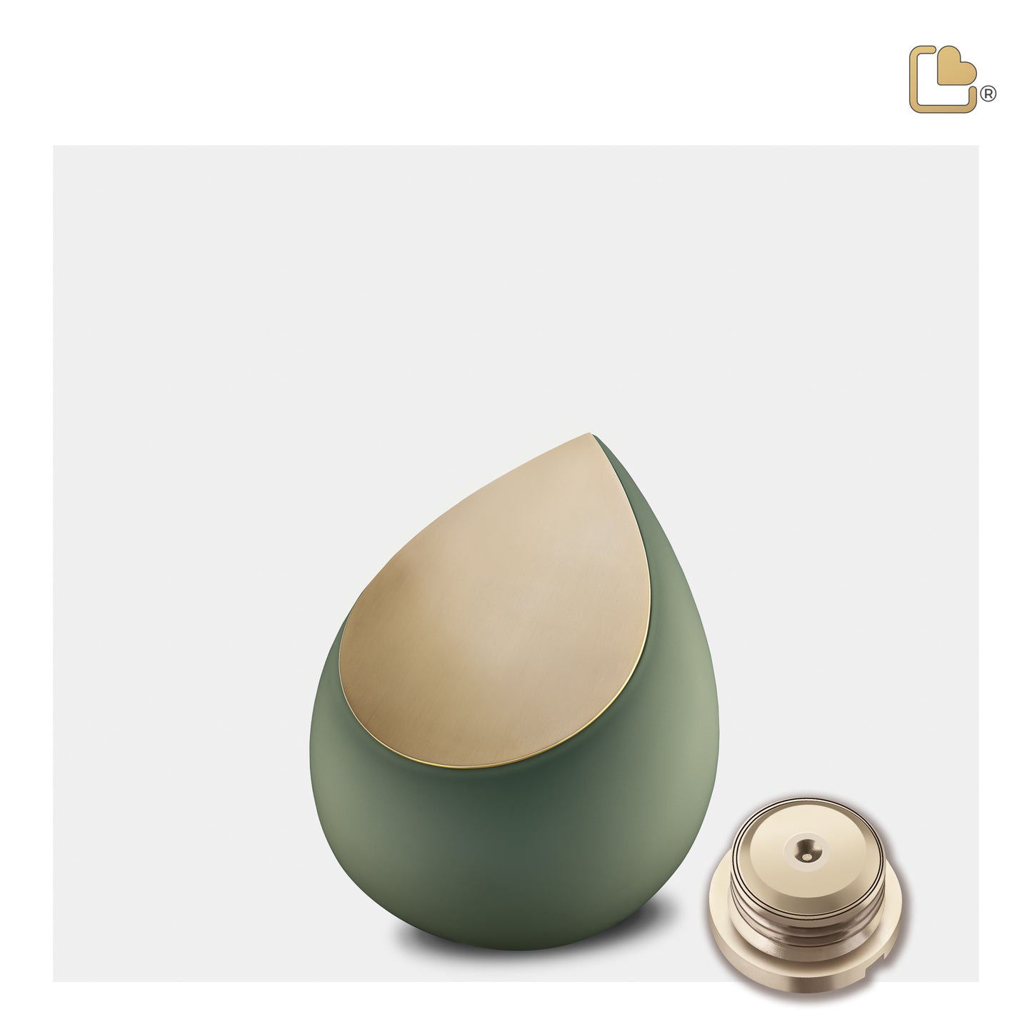 Drop™ Sage Green & Brushed Gold (Keepsake) - K585*