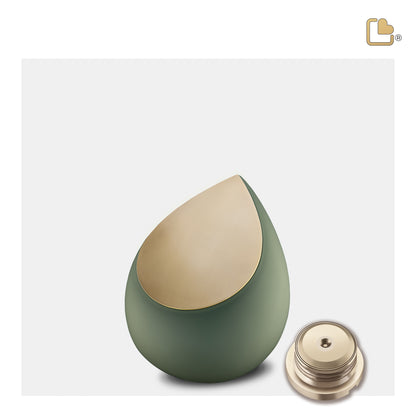 Drop™ Sage Green & Brushed Gold (Keepsake) - K585*