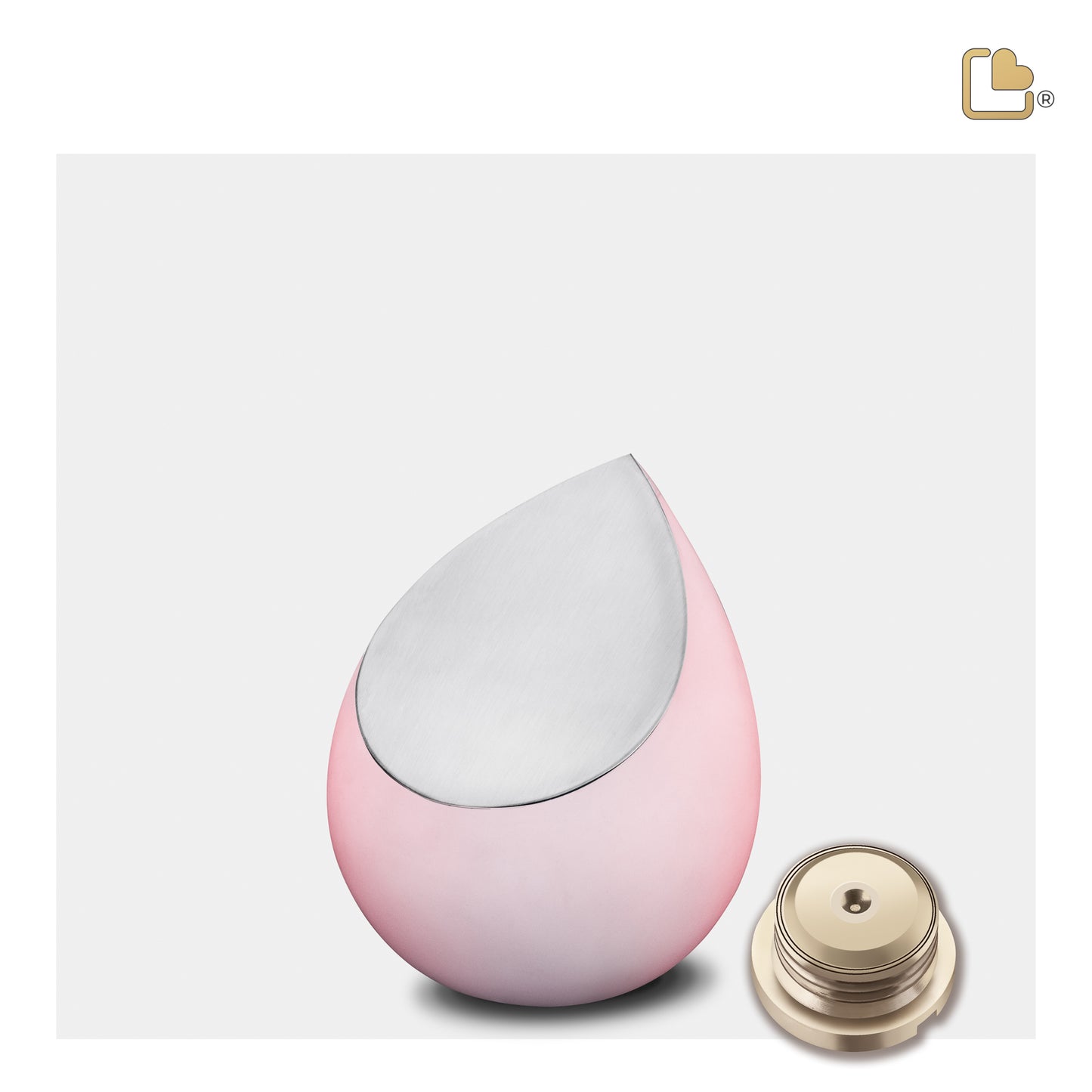 Drop™ Pink & Brushed Pewter (Keepsake) - K588*