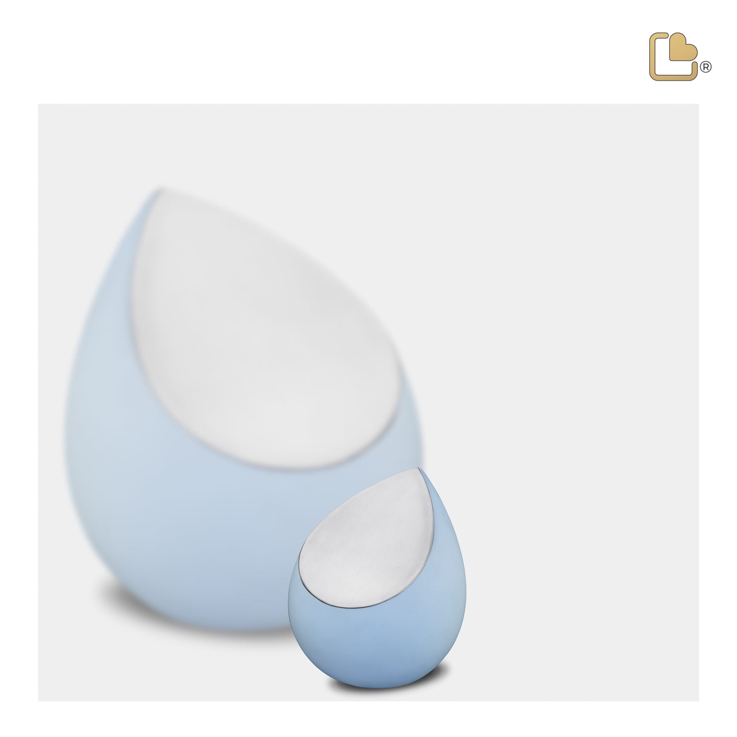 Drop™ Blue & Brushed Pewter (Keepsake) - K589*