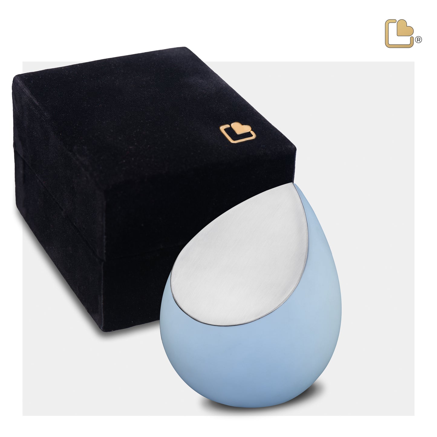 Drop™ Blue & Brushed Pewter (Keepsake) - K589*