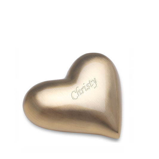 Brushed Gold (Keepsake Heart) - K600