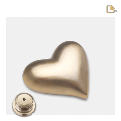 Brushed Gold (Keepsake Heart) - K600