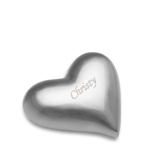 Brushed Pewter (Keepsake Heart) - K601