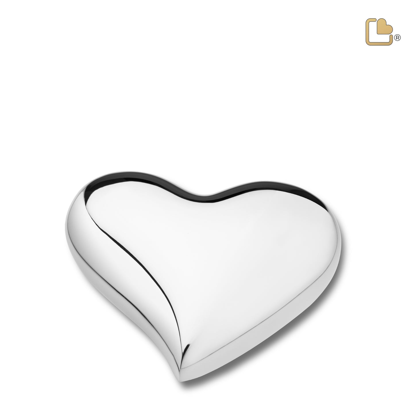 Bright Silver (Keepsake Heart) - K603