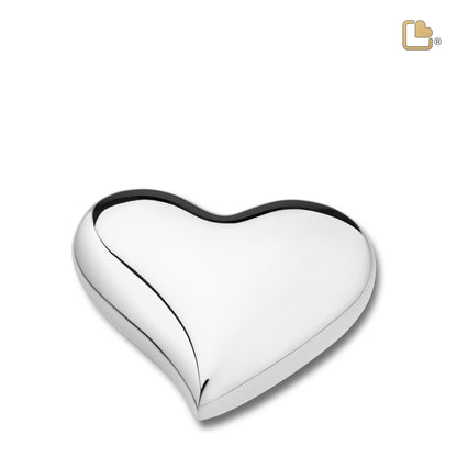 Bright Silver (Keepsake Heart) - K603