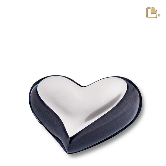 Brushed Pewter Midnight (Keepsake Heart) - K611