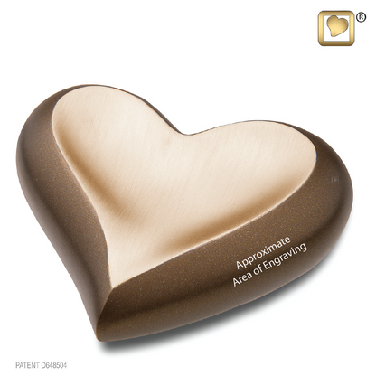 Bronze (Keepsake Heart) - K613