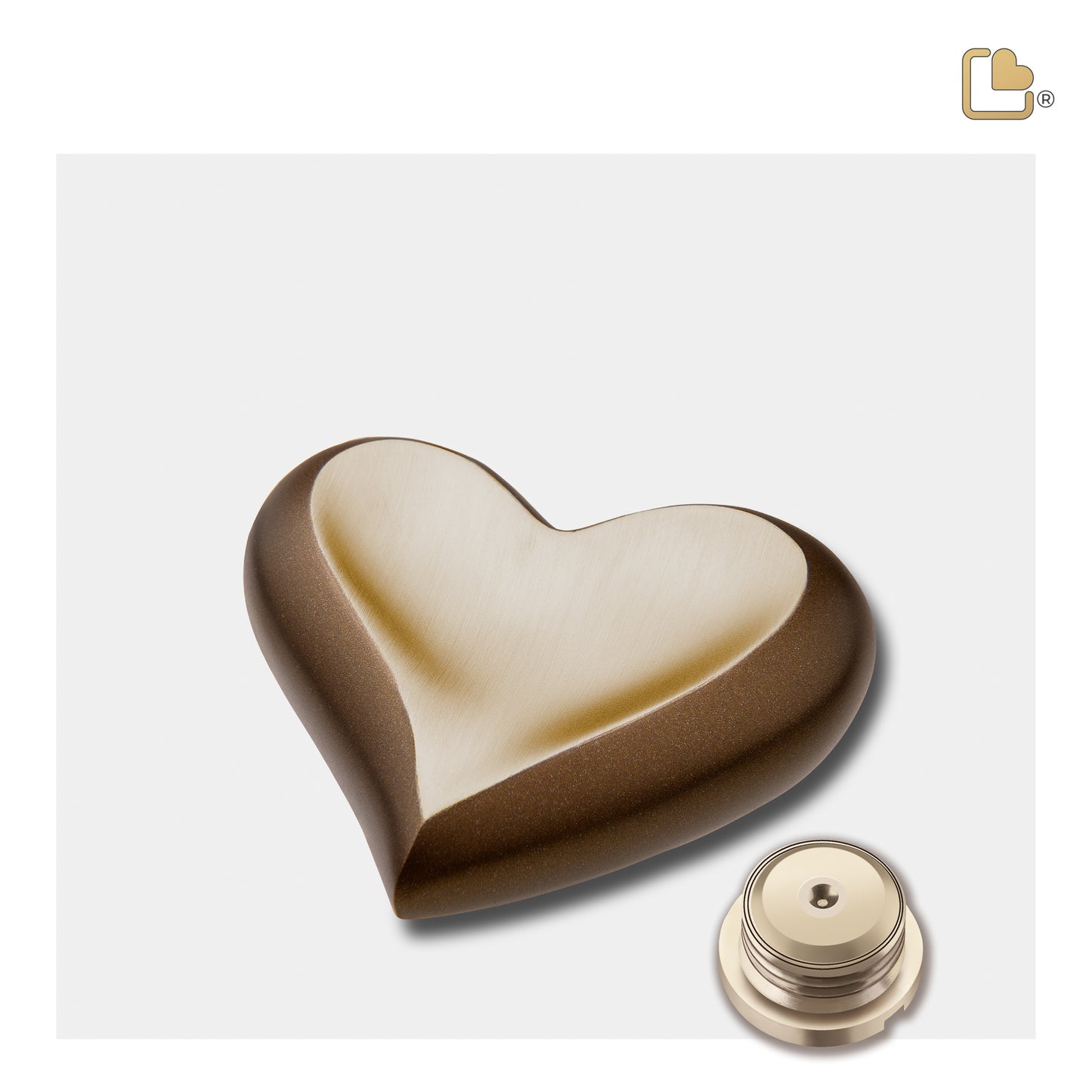 Bronze (Keepsake Heart) - K613