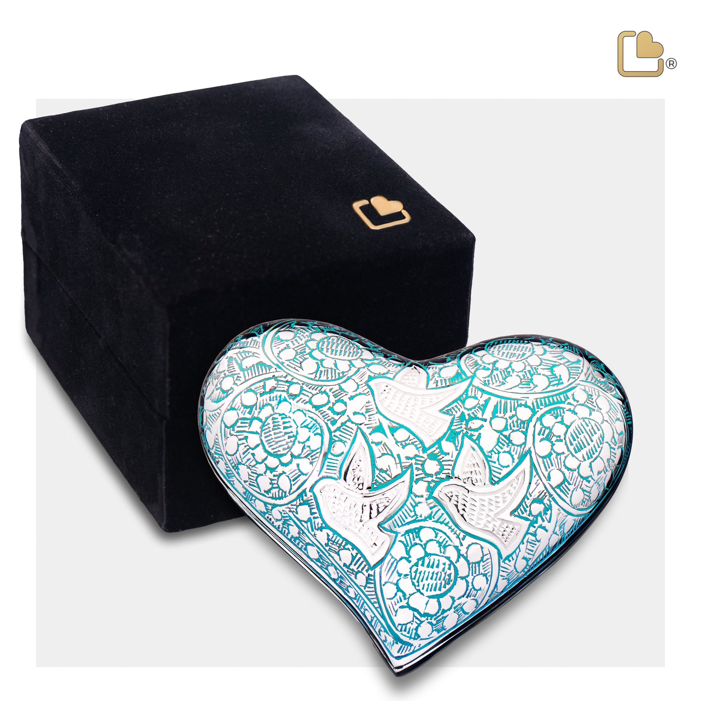 Soaring Doves (Keepsake Heart) - K632