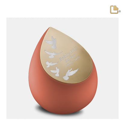 Drop™ Terracotta & Brushed Gold (Medium) - M587*