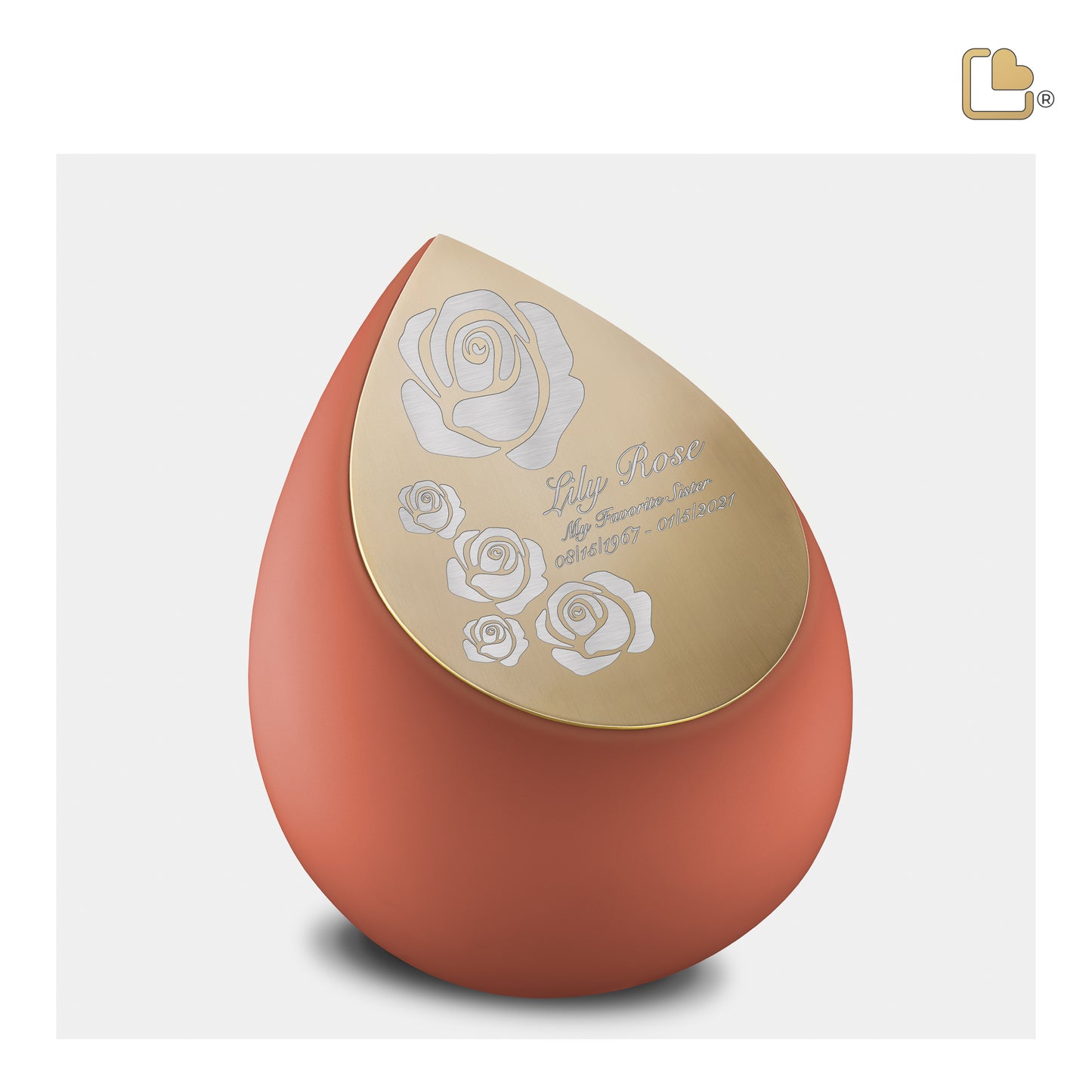 Drop™ Terracotta & Brushed Gold (Medium) - M587*