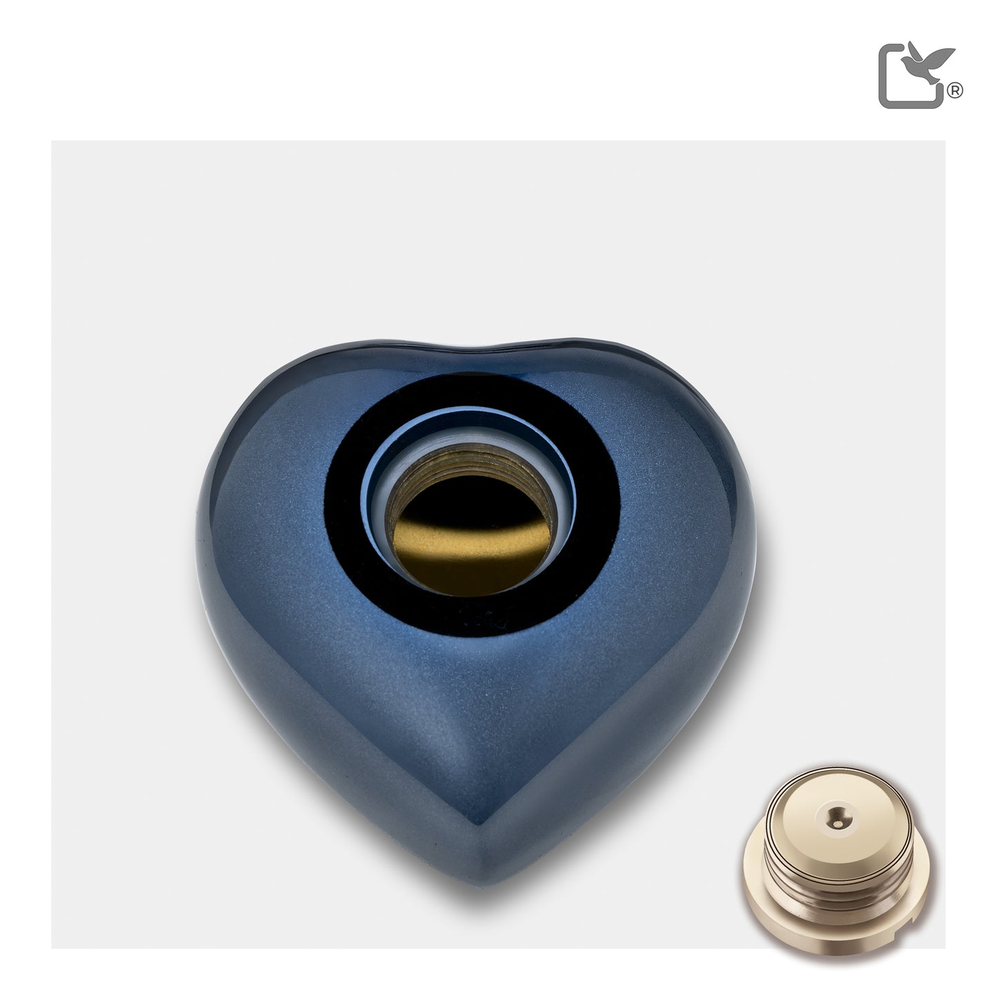 Classic Round Blue (Keepsake Heart) - P271K*