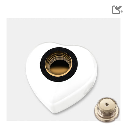 Classic Round White (Keepsake Heart) - P272K*