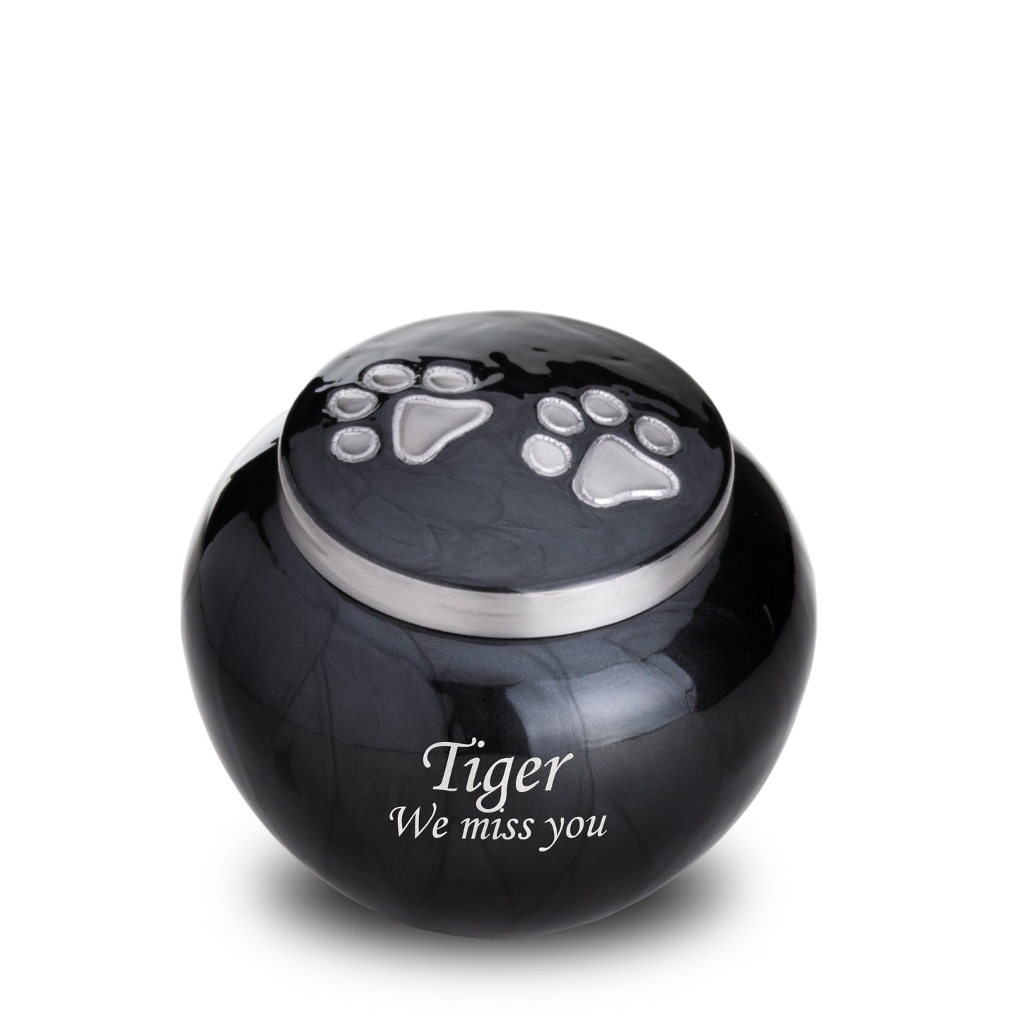 Classic Round Midnight & Brushed Pewter (Medium) - P273M*