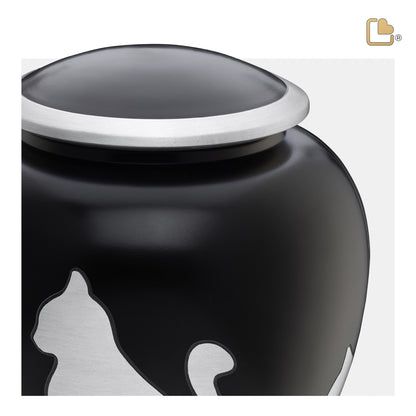 Shadow Cat Black & Brushed Pewter (Medium) - P555M*