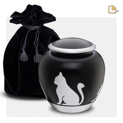 Shadow Cat Black & Brushed Pewter (Medium) - P555M*
