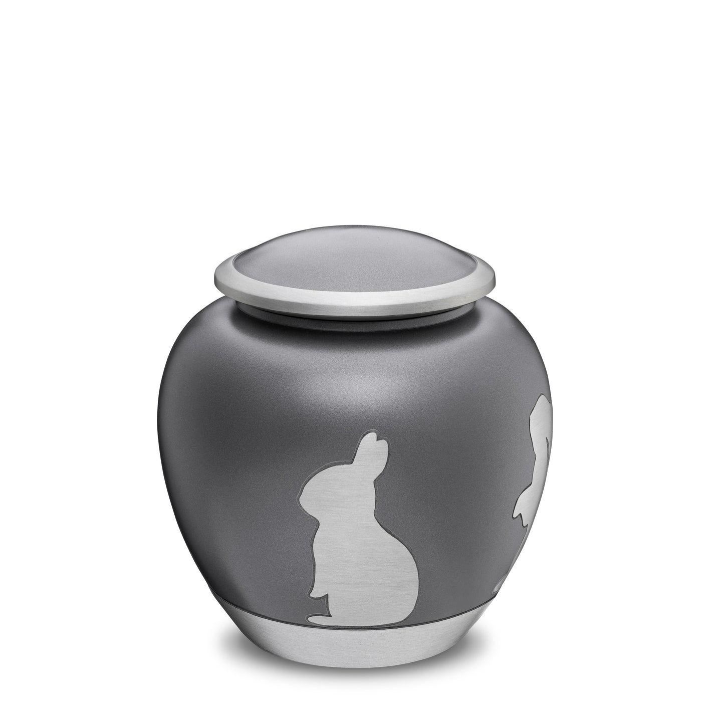 Shadow Rabbit French Grey & Brushed Pewter (Medium) - P558M*