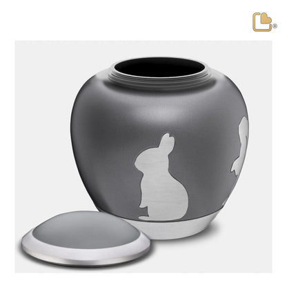 Shadow Rabbit French Grey & Brushed Pewter (Medium) - P558M*