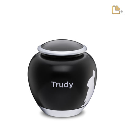 Shadow Rabbit Black & Brushed Pewter (Medium) - P559M*