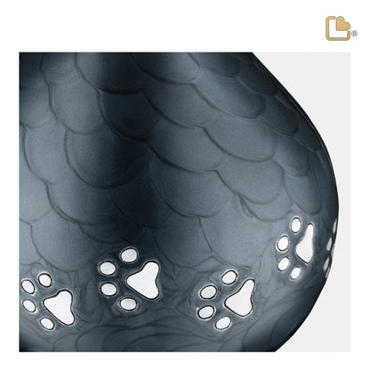 LoveDrop™ Pearl Midnight & Brushed Pewter (Large) - P633L*