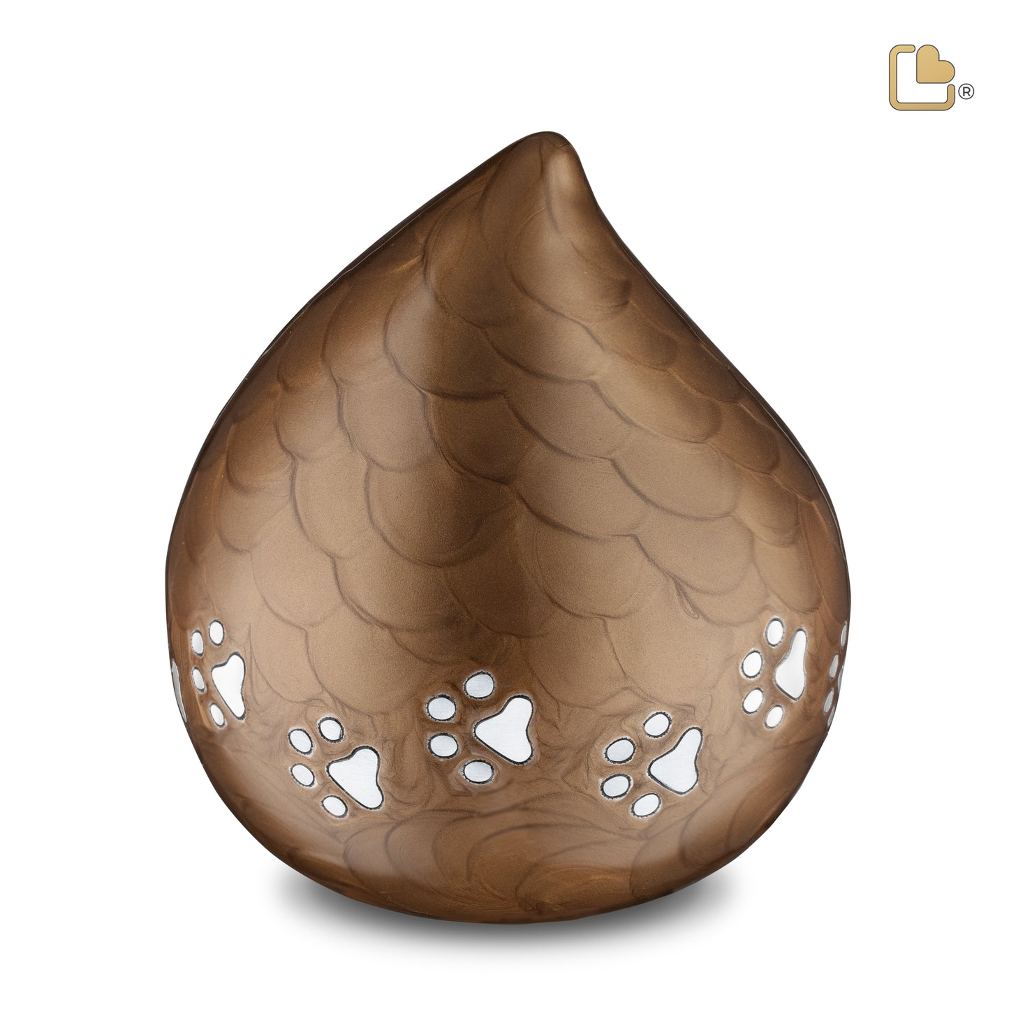 LoveDrop™ Pearl Bronze & Brushed Pewter (Large) - P634L*