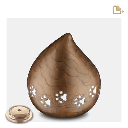 LoveDrop™ Pearl Bronze & Brushed Pewter (Large) - P634L*