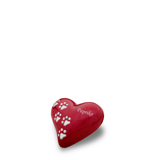 LovePaws™ Pearlescent Red (Keepsake Heart) - P637K