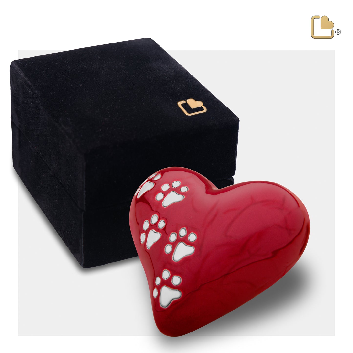 LovePaws™ Pearlescent Red (Keepsake Heart) - P637K