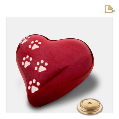 LovePaws™ Pearlescent Red (Large Heart) - P637L