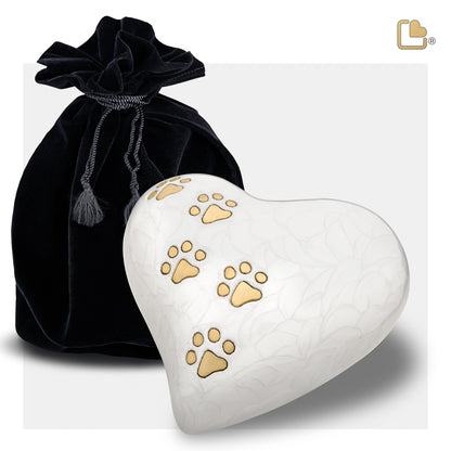 LovePaws™ Pearlescent White (Large Heart) - P638L