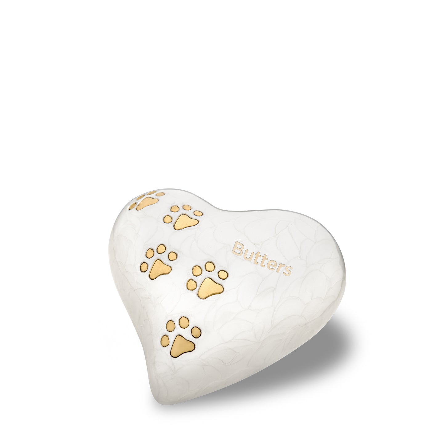 LovePaws™ Pearlescent White (Medium Heart) - P638M