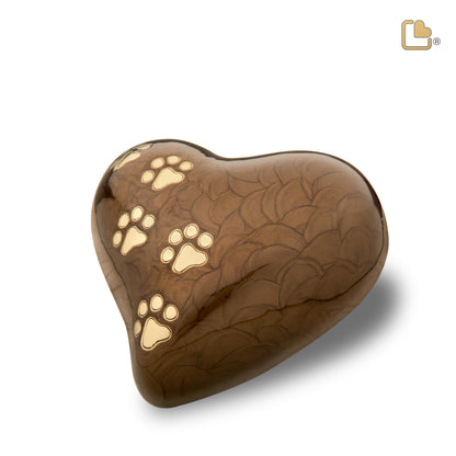 LovePaws™ Pearlescent Bronze (Large Heart) - P639L