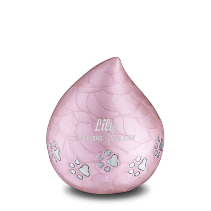 LoveDrop™ Pink & Brushed Pewter (Medium) - P644M*