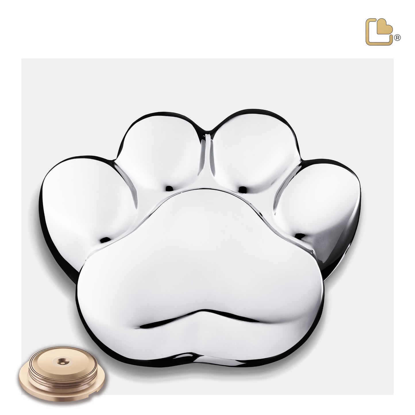 LovePaw Polished Silver (Large) - P670L*