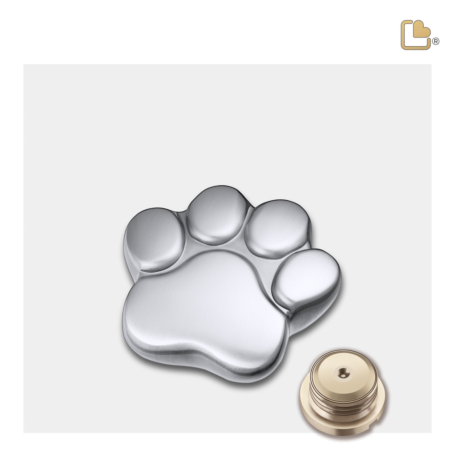 Brushed Pewter (Keepsake Paw) - P672K