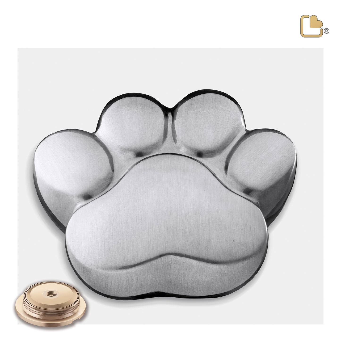 LovePaw Brushed Pewter (Medium) - P672M*