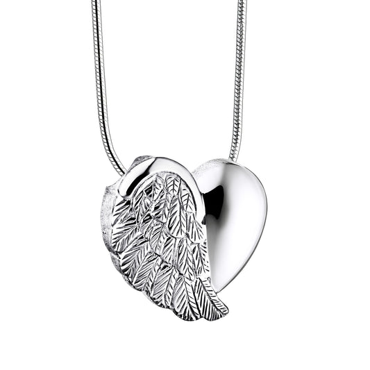 Pendant: LoveWings - Rhodium Plated - PD1004