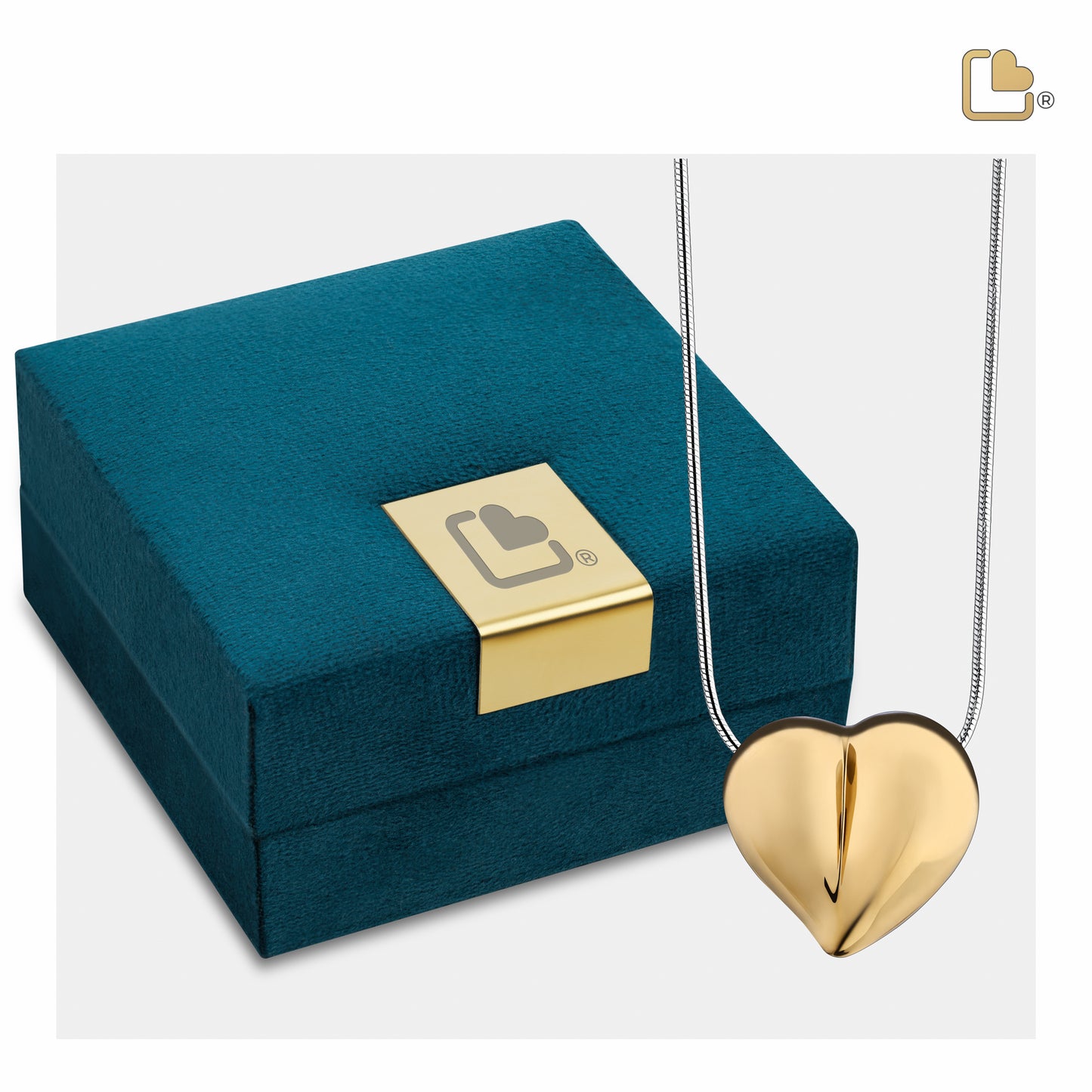 Pendant: LoveHeart - Gold Vermeil - PD1011