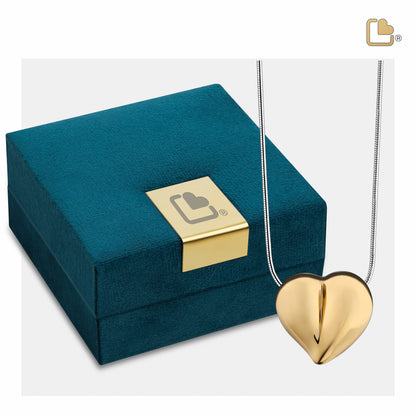 Pendant: LoveHeart - Gold Vermeil - PD1011