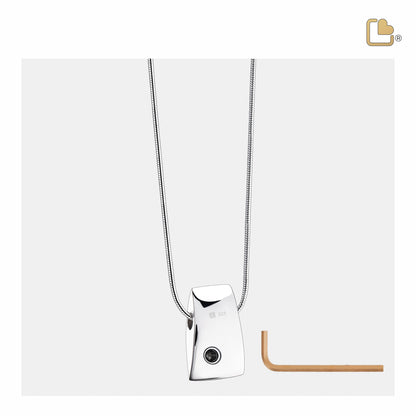 Pendant: Tribute - Rhodium Plated Two Tone - PD1120