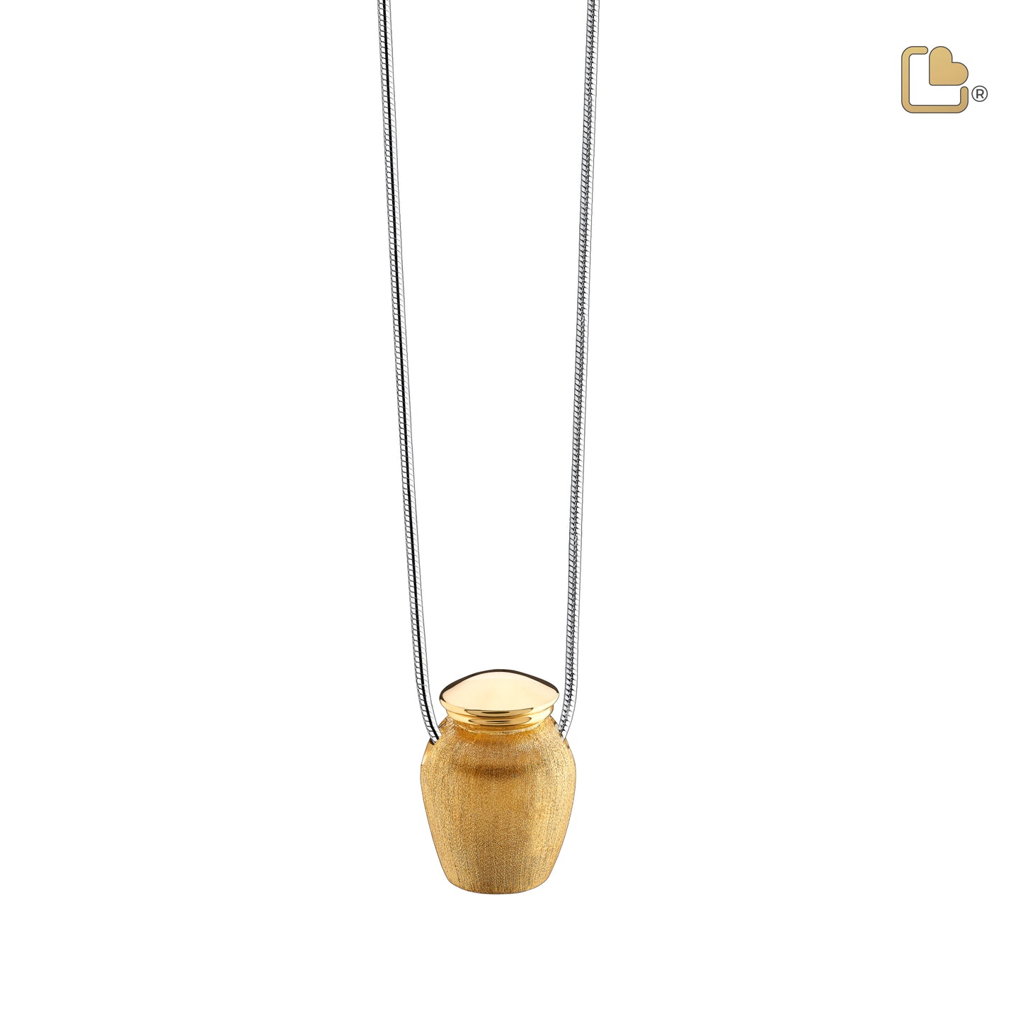 Pendant: Urn - Gold Vermeil Two Tone - PD1141