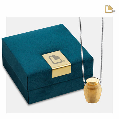 Pendant: Urn - Gold Vermeil Two Tone - PD1141